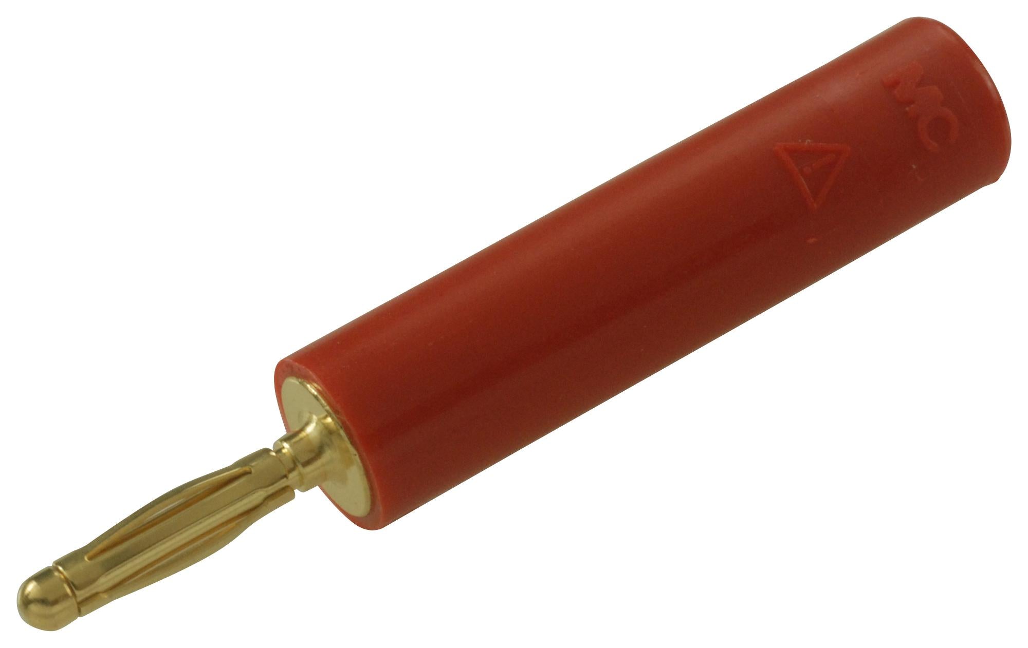 24.0115-1 ADAPTOR, TEST, 2MM PLG-4MM SKT, RED STAUBLI