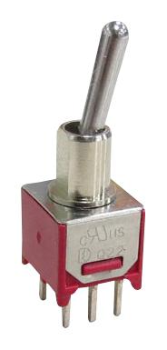 2MD2T2B2M2RE SWITCH, TOGGLE, DPDT, ON-MOM MULTICOMP PRO