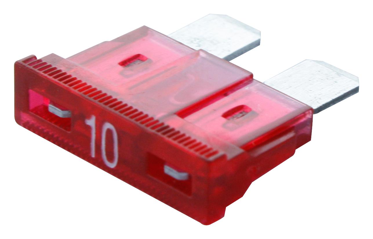 MCATP-L-E 10A FUSE, AUTOMOTIVE, ATO, 10A, WITH LED MULTICOMP PRO