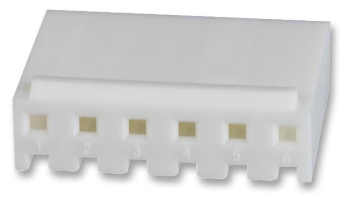 640250-6 HOUSING, 0.156", 6WAY AMP - TE CONNECTIVITY