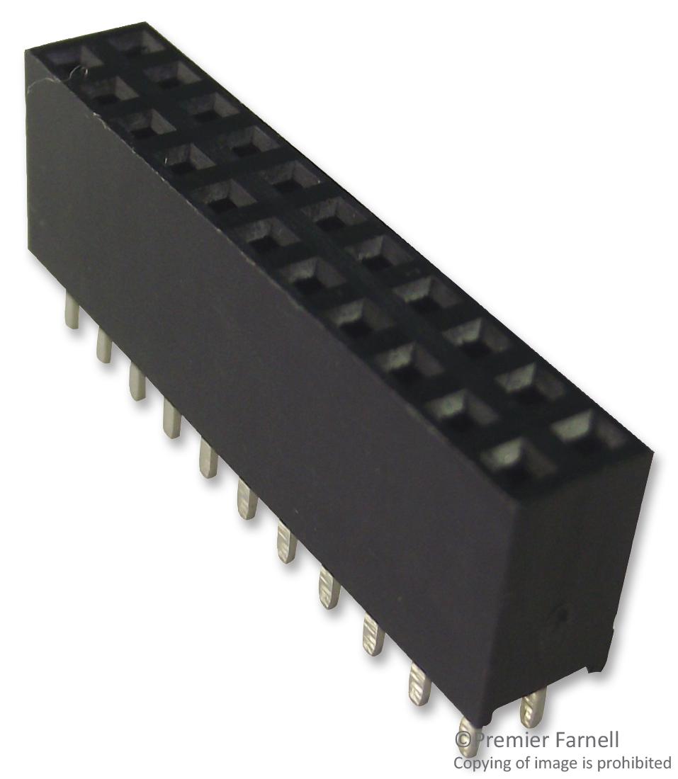 2200SB-20G-A1 SOCKET, PCB, 2 ROW, VERT, 20WAY MULTICOMP PRO
