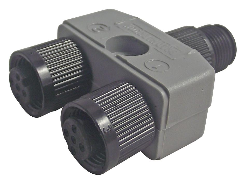 120068-0229 SPLITTER, 4 WAY, M12 MOLEX