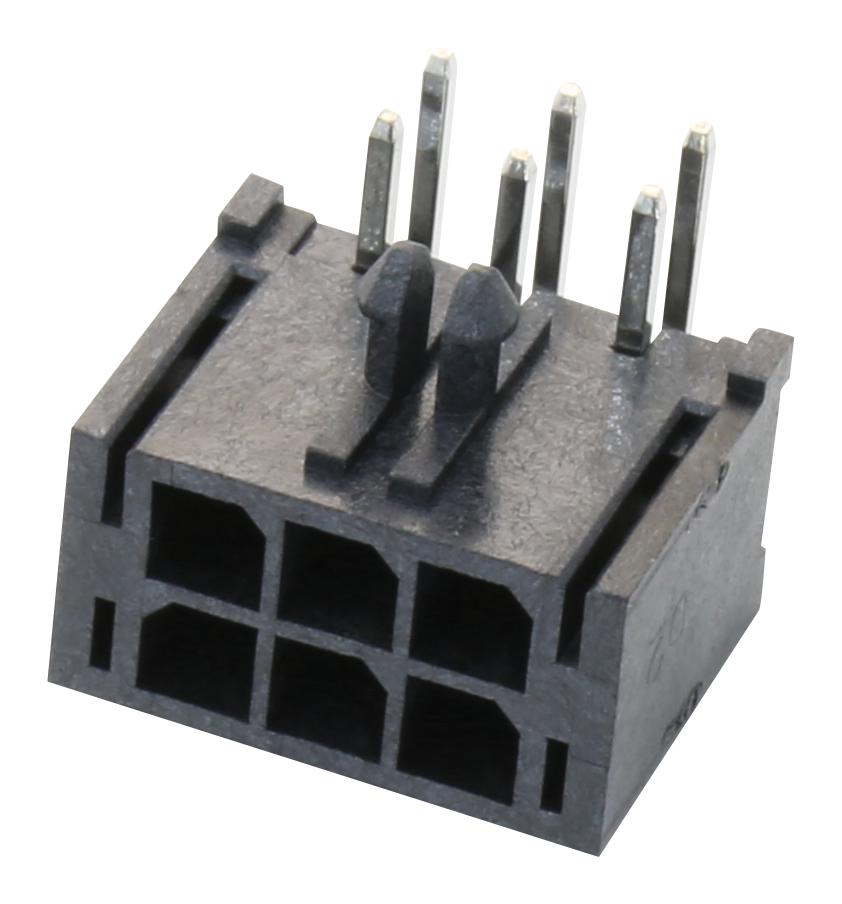 66200621022 HEADER, 3MM, DUAL, R/A, PEG, 6WAY WURTH ELEKTRONIK