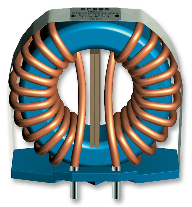 B82726S2163N002 CHOKE, RING CORE, DOUBLE, 1.4MH, 16A EPCOS