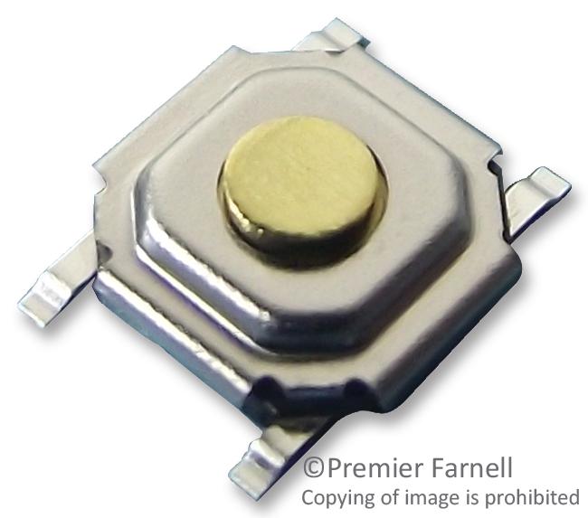 SKQGAFE010 SWITCH, SMD, 0.98N, 5.2X5.2MM, ALPS ALPINE