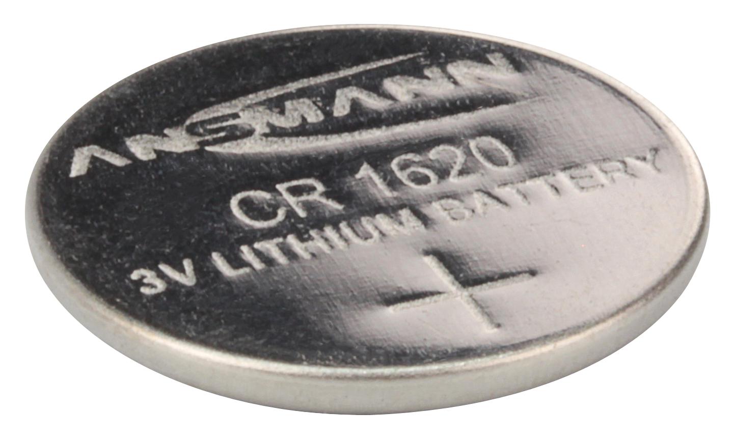 5020072 BATTERY, LITHIUM, CR 1620 ANSMANN