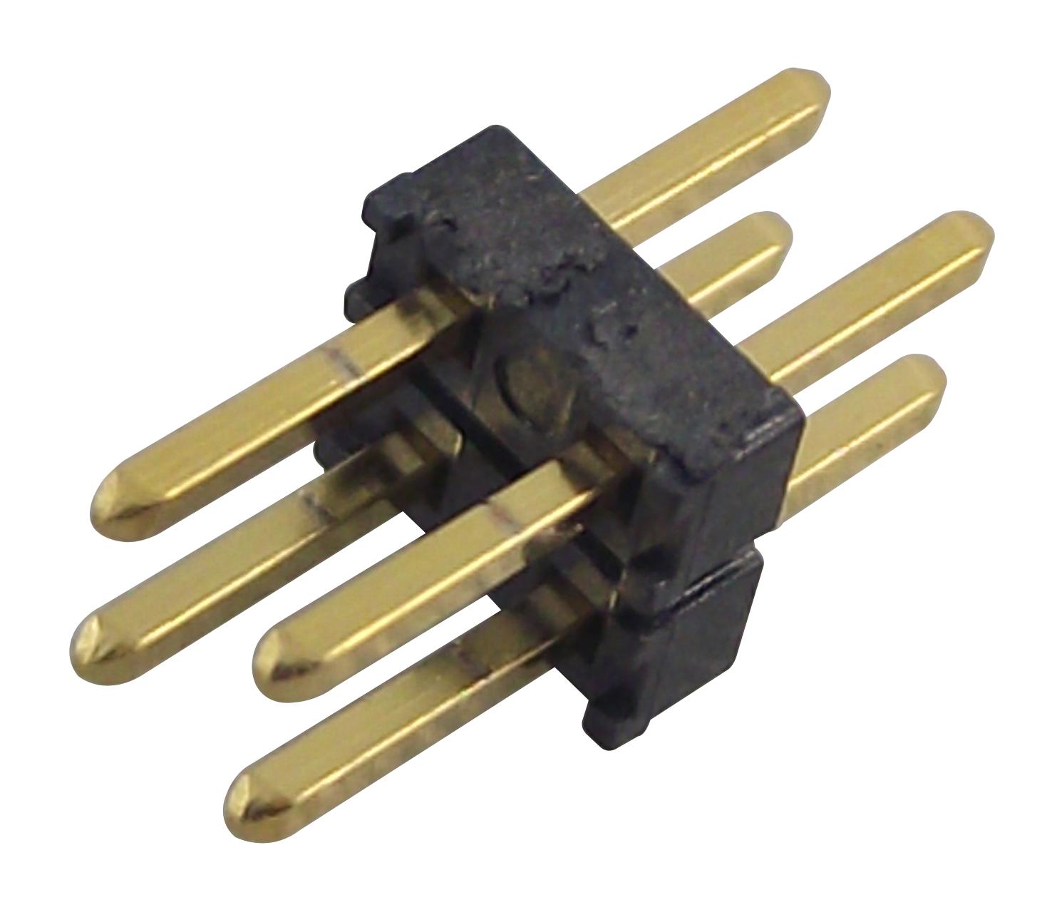 TMM-102-01-G-D HEADER, 2MM, DUAL THRU HOLE, 4WAY SAMTEC