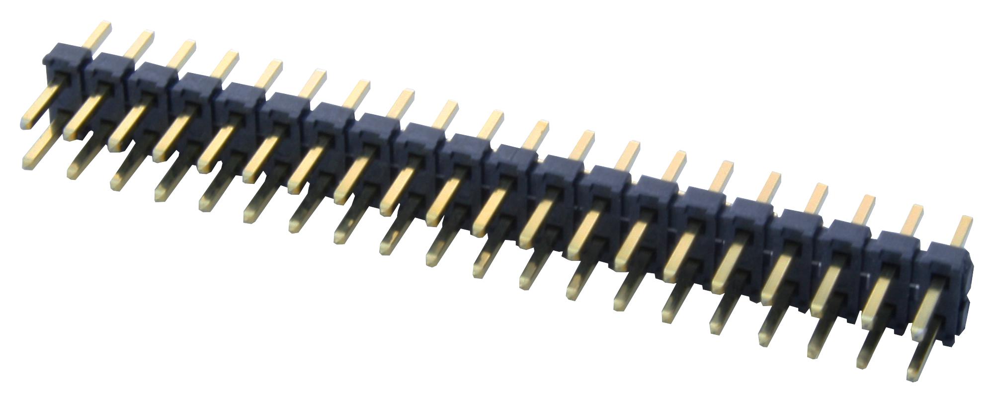 TMM-120-01-G-D HEADER, 2MM, DUAL THRU HOLE, 40WAY SAMTEC