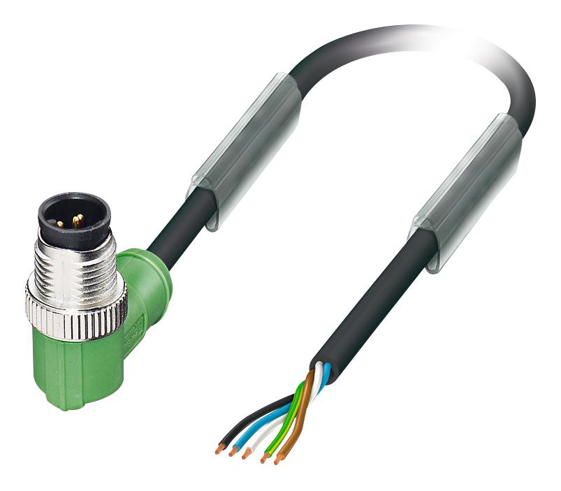 1669819 SENSOR CORD, 5P, M12 PLUG-FREE END, 5M PHOENIX CONTACT