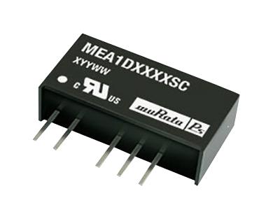 MEA1D1515SC CONVERTER, DC/DC, 1W, 15 TO ±15V MURATA POWER SOLUTIONS