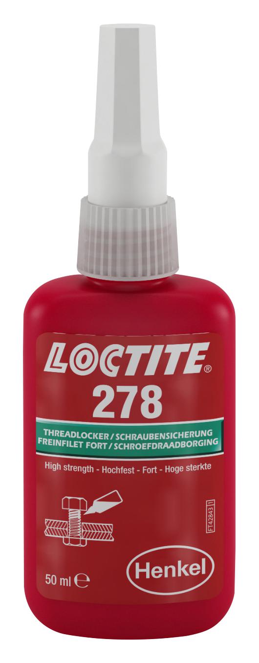 278, 50ML 278 HI STR OIL TOL, 50ML LOCTITE