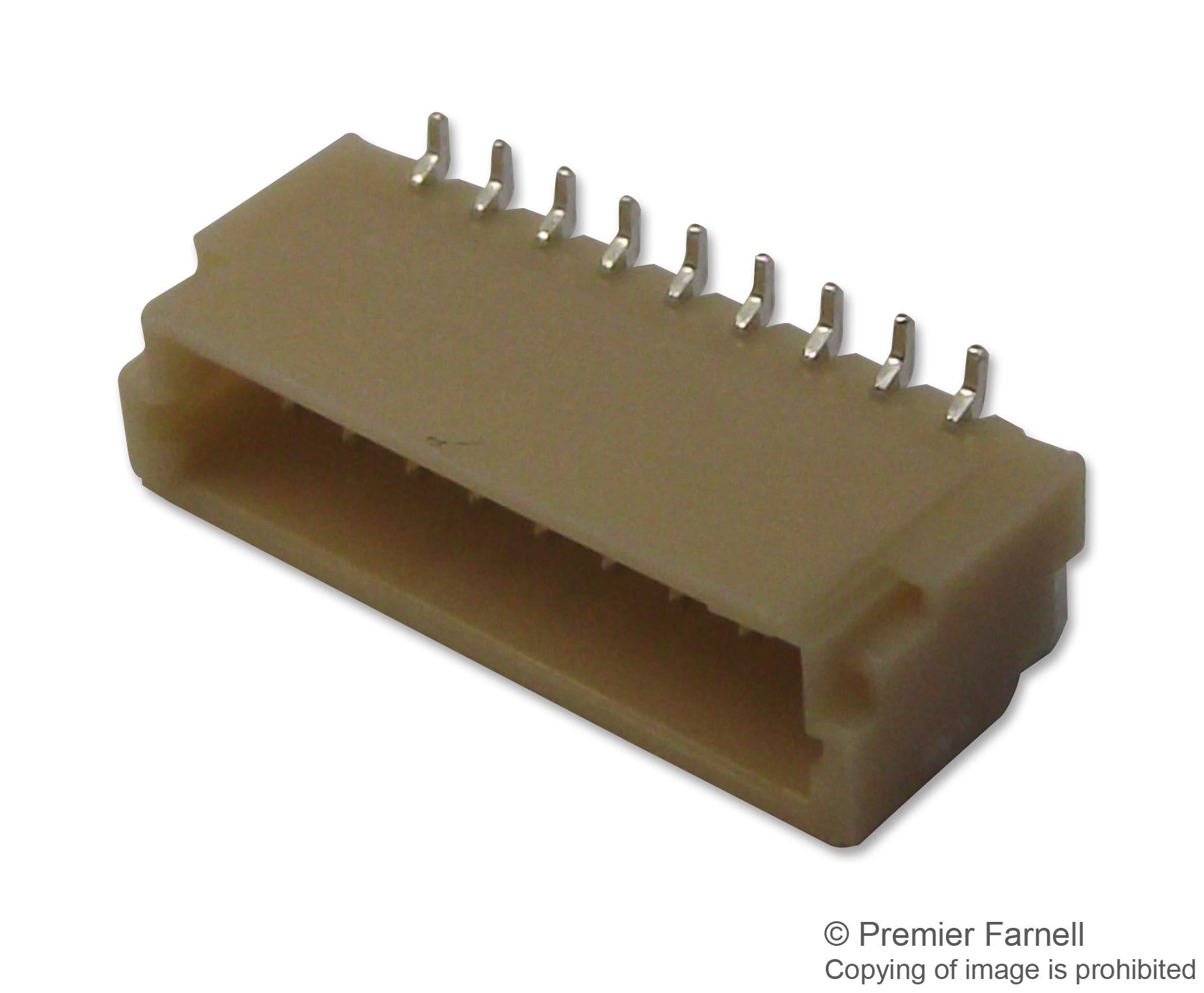 BM09B-SRSS-TB(LF)(SN) HEADER, TOP ENTRY, 9WAY JST (JAPAN SOLDERLESS TERMINALS)