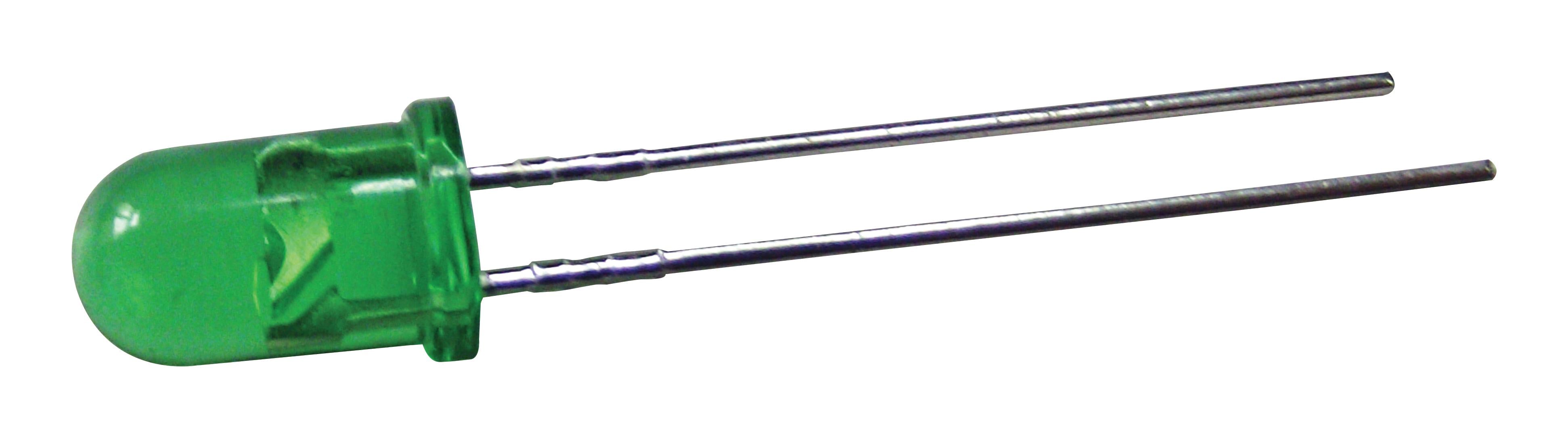 SLR-56MC3F LED, 5MM, GREEN, 40MCD, 563NM ROHM