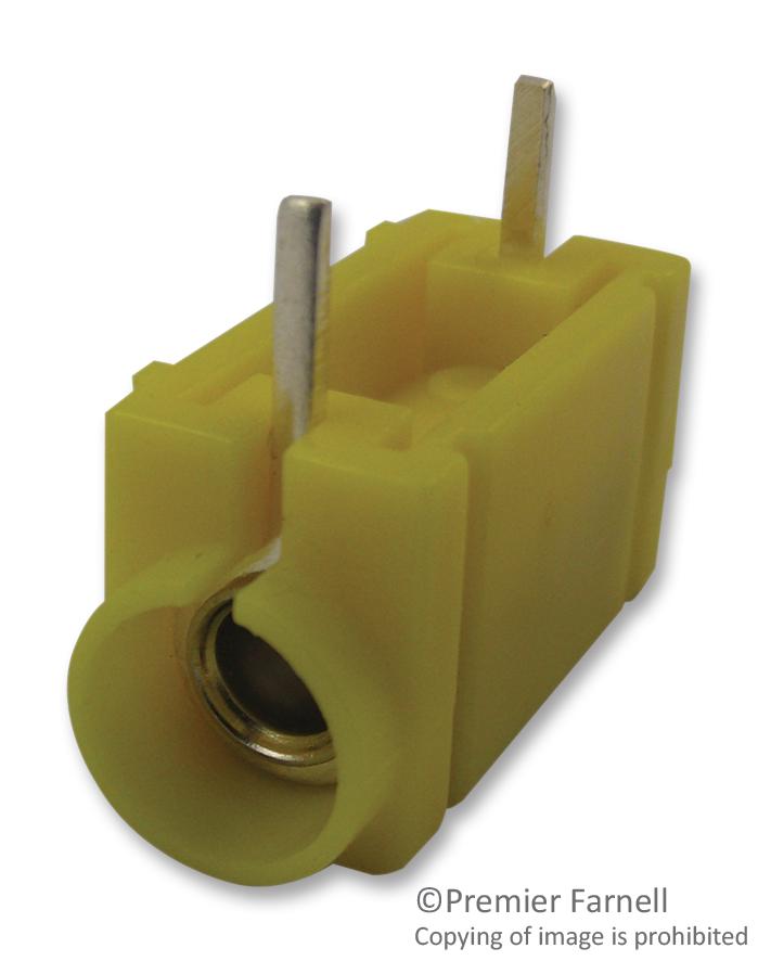 24.243.3 SOCKET, 4MM, PCB, YELLOW MULTICOMP