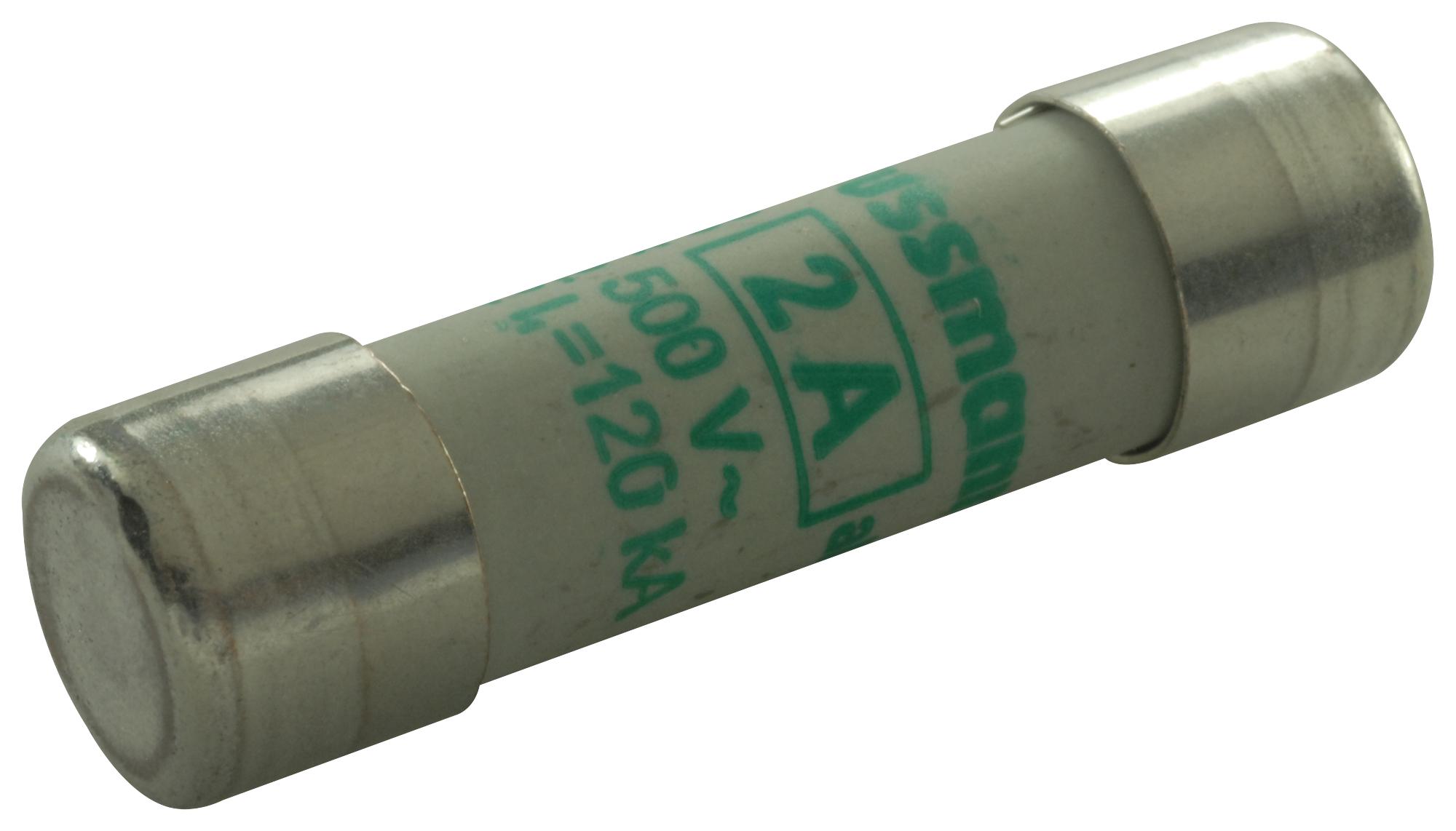 C10M2 FUSE, 2A, MOTOR RATED, 10X38, 500V EATON BUSSMANN