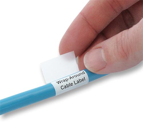 P08/2512LW LABEL, WHITE, 25X12MM, 48/SHEET, PK10 SILVERFOX