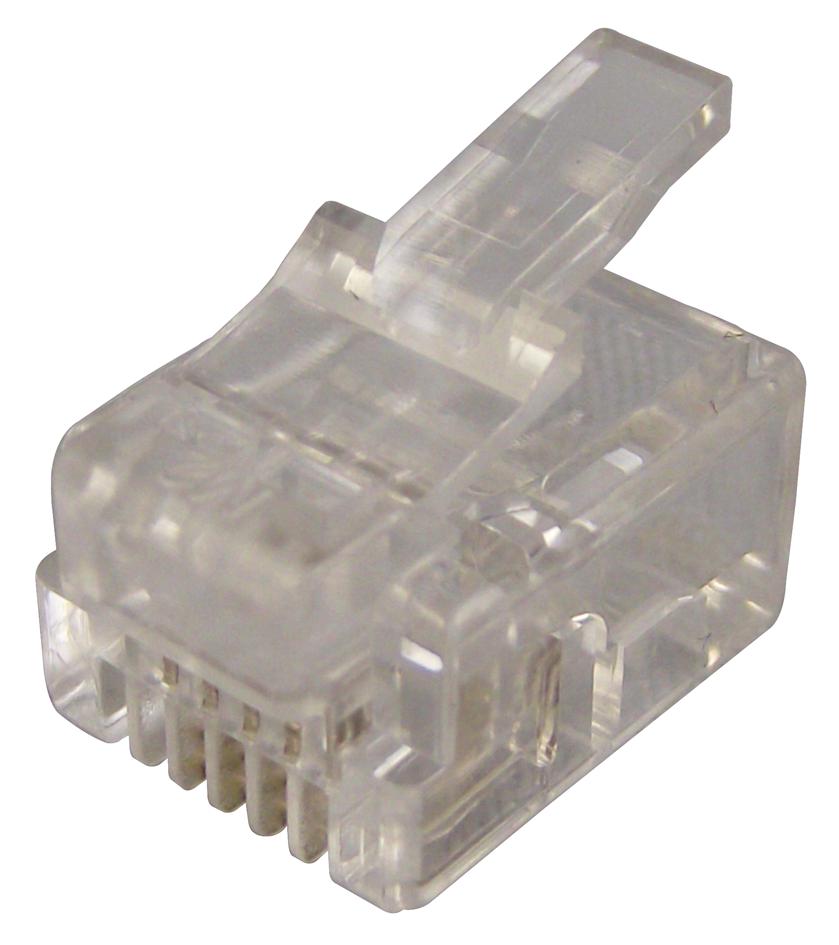7001-6P4C PLUG, RJ11, 6P4C, FLAT MULTICOMP PRO