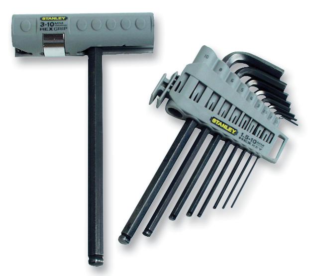 0-89-904 BALL HEX KEY SET, T-HANDLE FUNCTION STANLEY