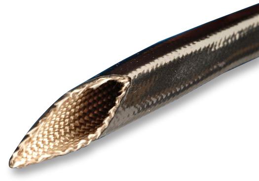 PIF1304 BK005 SLEEVING, BRAID, BLK, 5.28MM, 30.5M ALPHA WIRE