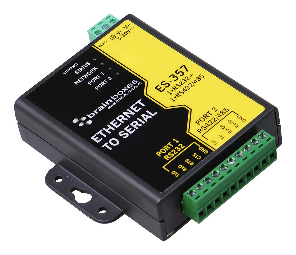 ES-357 DEVICE SERVER, ETHERNET TO SERIAL BRAINBOXES