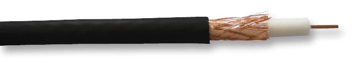 URM202.10200 CABLE, COAX, URM202, BLACK, 200M BELDEN
