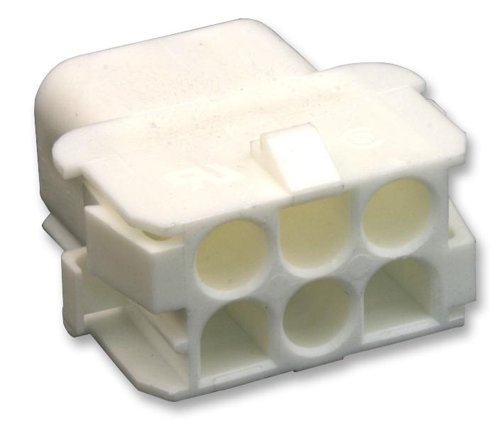 926682-3 HOUSING, 6WAY, 6.35 AMP - TE CONNECTIVITY