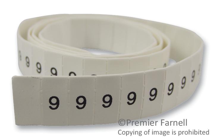 LHS6-2TW/9 CABLE MARKER, H/S, 6/2, 9, PK100 PRO POWER