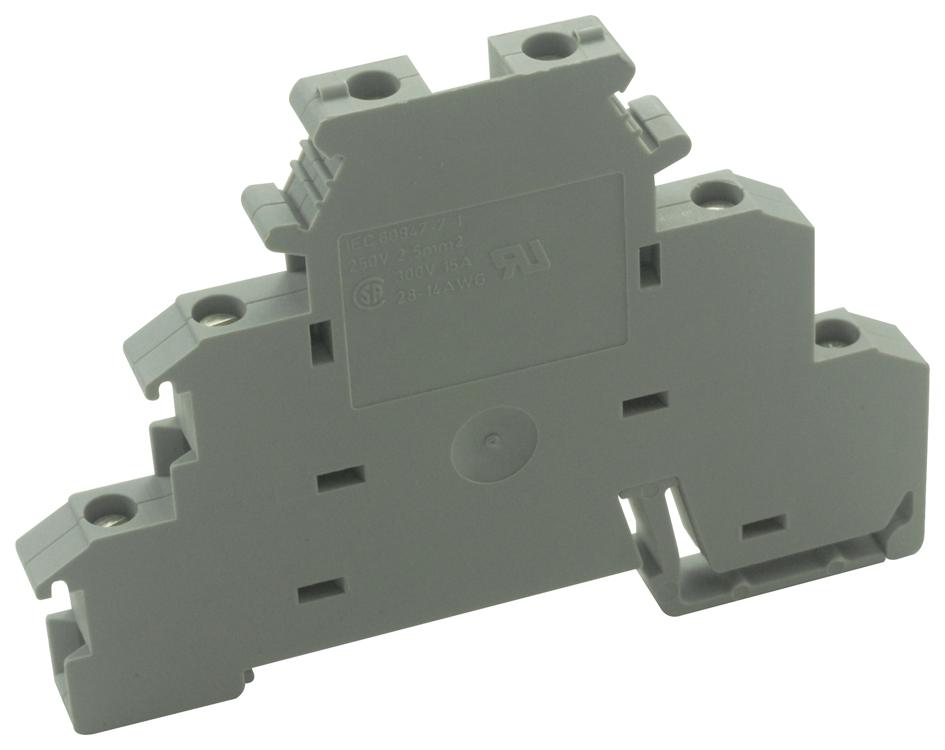 2715979 DIKD1.5 TERMINAL BLOCK, DIN RAIL, 6POS, 0AWG PHOENIX CONTACT