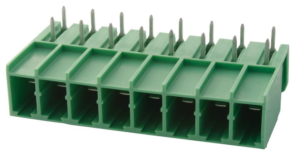 PC 4/8-G-7,62 HEADER, HORIZONTAL, 7.62MM, 8WAY PHOENIX CONTACT