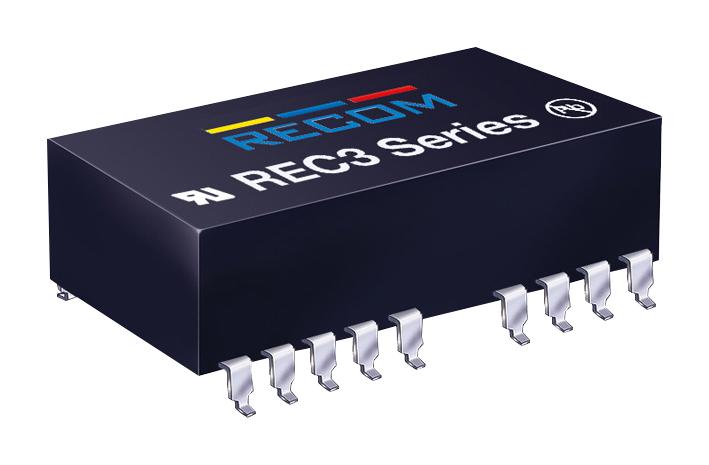 REC3-2405SRW/H2/A DC-DC CONV, MEDICAL, 5V, 0.6A RECOM POWER