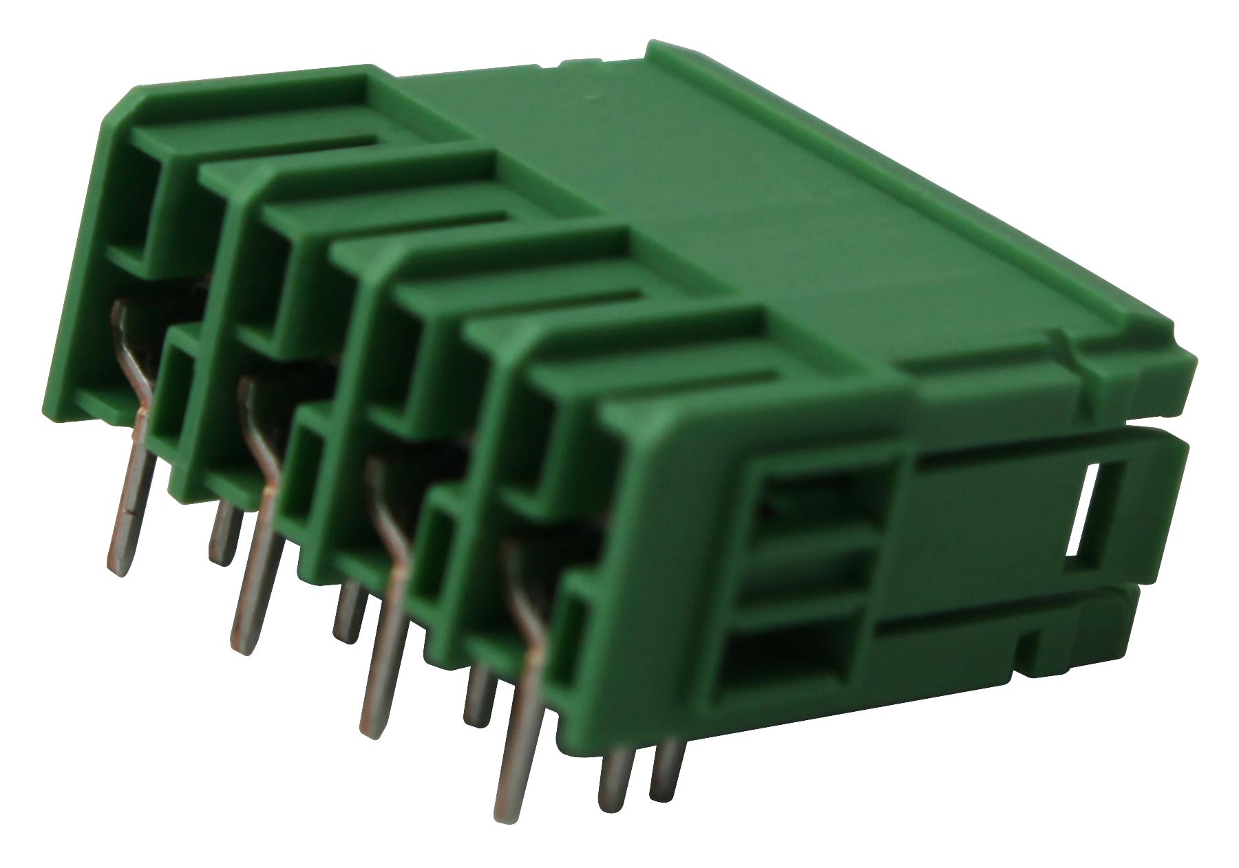 PC 5/4-G-7.62 HEADER, SLIDELOCK, 7.62MM, 4WAY PHOENIX CONTACT