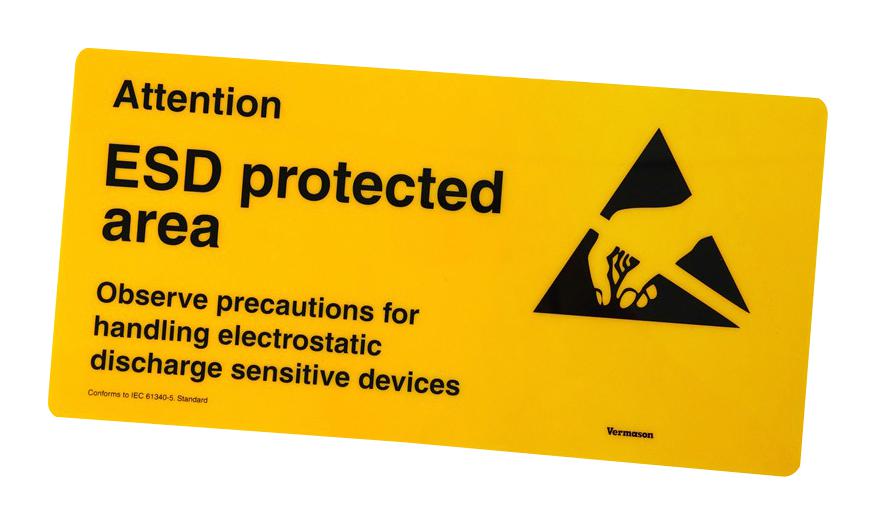 229100 SIGN, STATIC, CAUTION DESCO EUROPE (FORMERLY VERMASON)