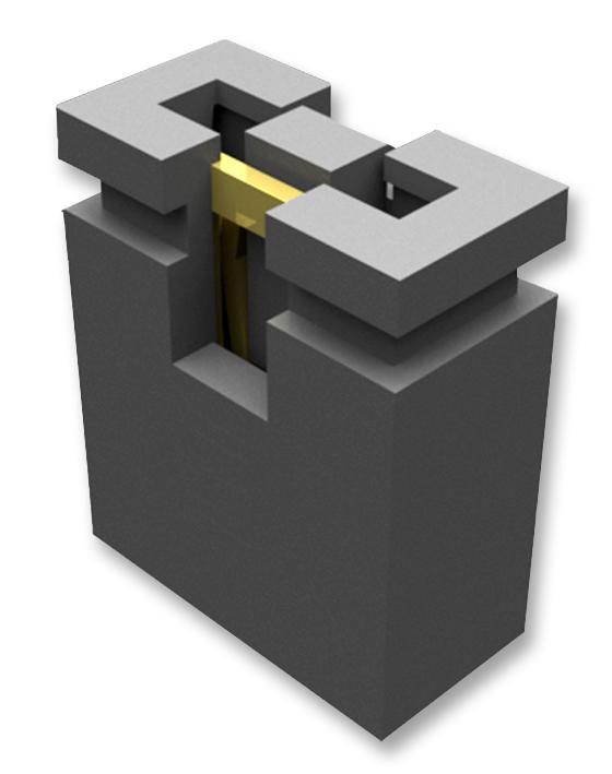 SNT-100-BK-G SHUNT BAR, 2POS, 2.54MM, BLACK SAMTEC