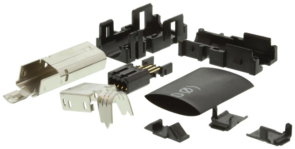 2013595-1 PLUG KIT, MINI-I/O, BLACK, TYPE I TE CONNECTIVITY