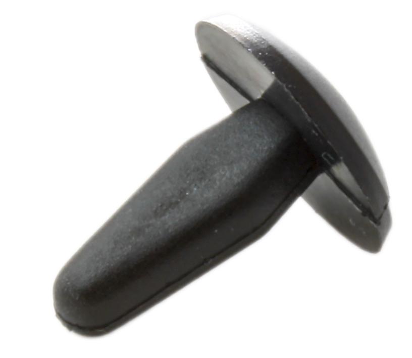 MMB-125-01BK MINI MOUNT BUTTON BLK 2-2.5MM THICK,PK40 ESSENTRA COMPONENTS