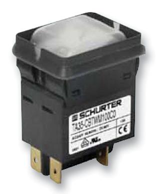 TA35-CBTWM100C0-CZM23 CIRCUIT BREAKER, 2P, 10A SCHURTER