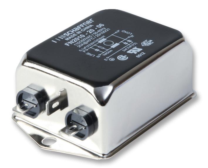 FN2010B-6-06 FILTER, 6A, MEDICAL, CHASSIS MOUNT SCHAFFNER