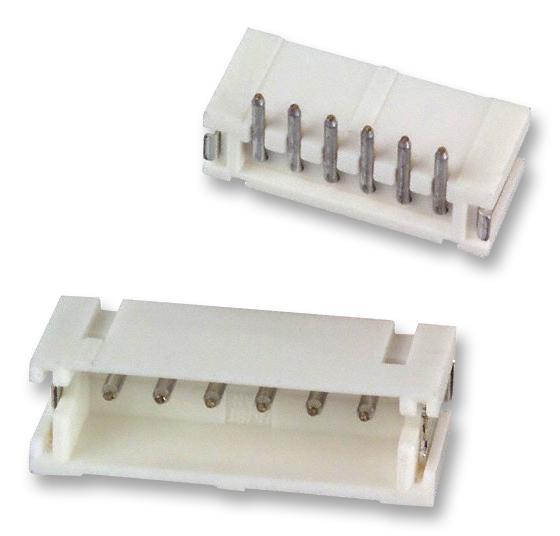 B6B-ZR-SM4-TF (LF)(SN) HEADER, ZH, TOP, 6WAY, 1.5MM, SMT JST (JAPAN SOLDERLESS TERMINALS)