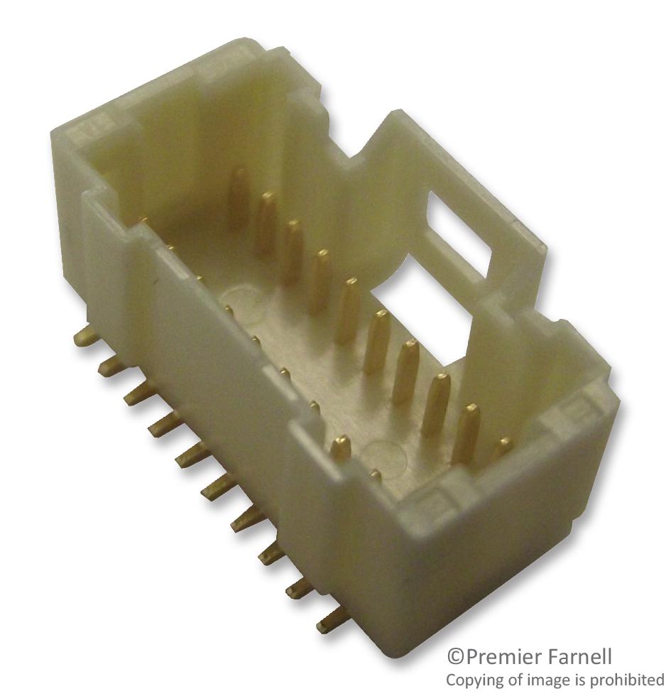 501190-2027 CONNECTOR, HEADER, 20POS, 2ROW, 1MM MOLEX