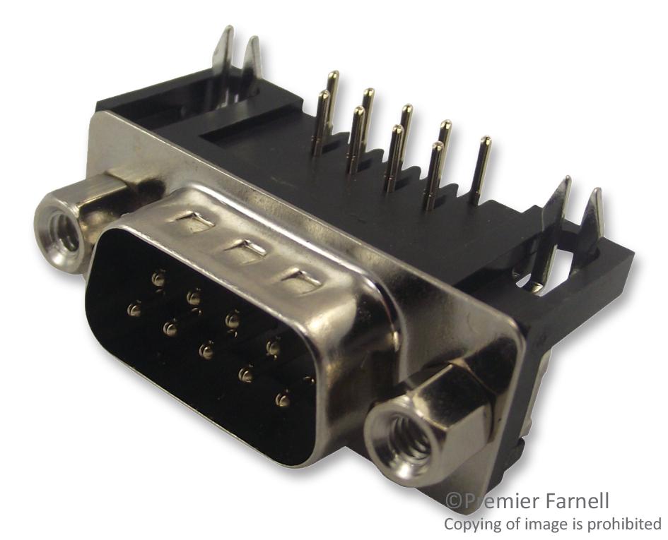 618009231221 PLUG, D SUB, PCB, R/A, 9WAY WURTH ELEKTRONIK