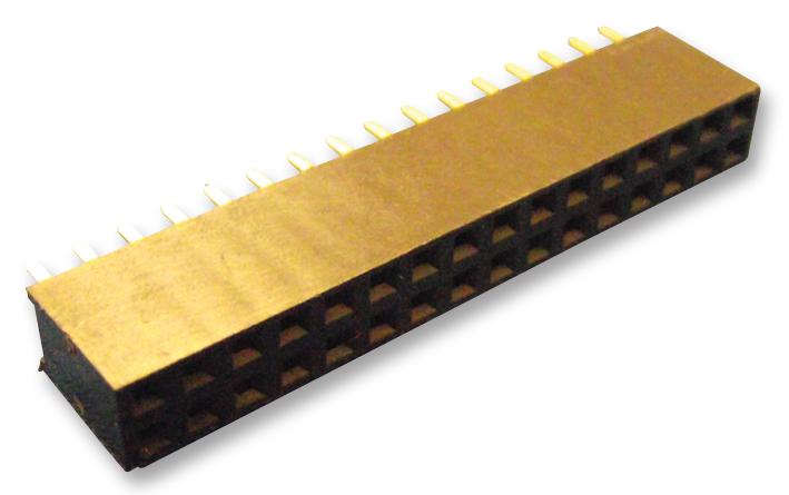 61303221821 SOCKET, 2.54MM, DUAL, VERT, 32WAY WURTH ELEKTRONIK