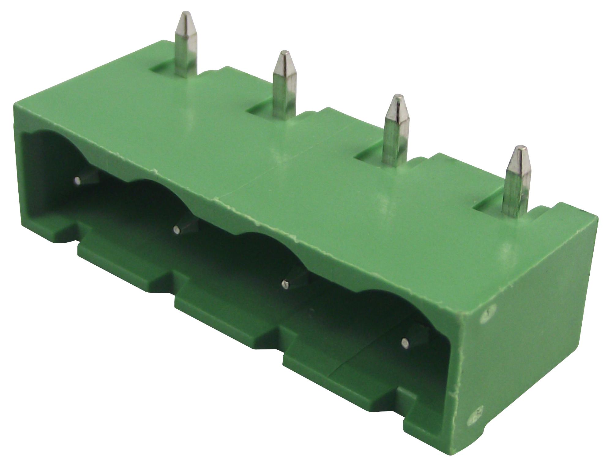 691313410004 TERMINAL BLOCK, HEADER, 4WAYS, TH R/A WURTH ELEKTRONIK