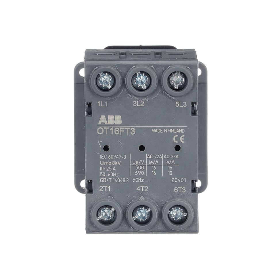 OT80FT3 SWITCH,DISCONNECTOR,3P,80A ABB