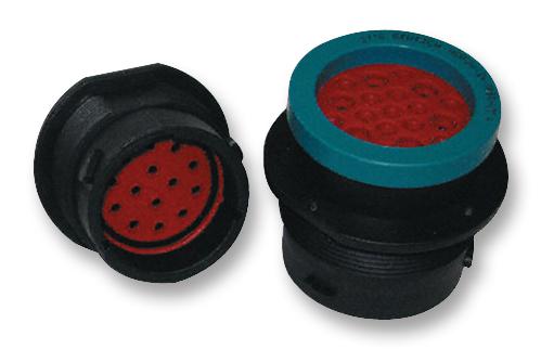 HDP24-24-31PE-L017 RECEPTACLE, JAM NUT, HDP, 31WAY, PIN DEUTSCH - TE CONNECTIVITY