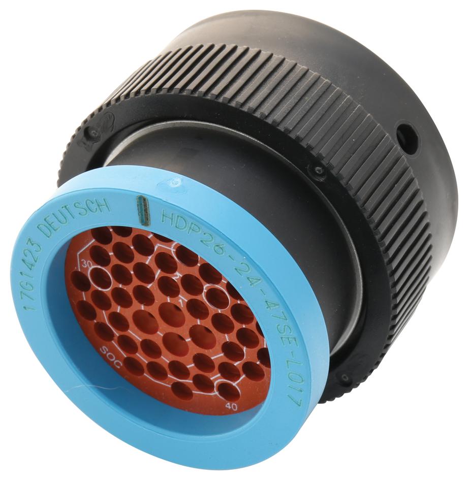HDP26-24-47SE-L017 PLUG, HDP, 47 WAY, SKT DEUTSCH - TE CONNECTIVITY