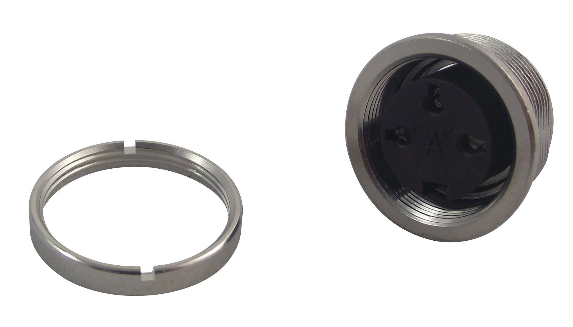 T 3263 000 SOCKET, FRONT PANEL MNT, C091A, 3WAY AMPHENOL SINE/TUCHEL