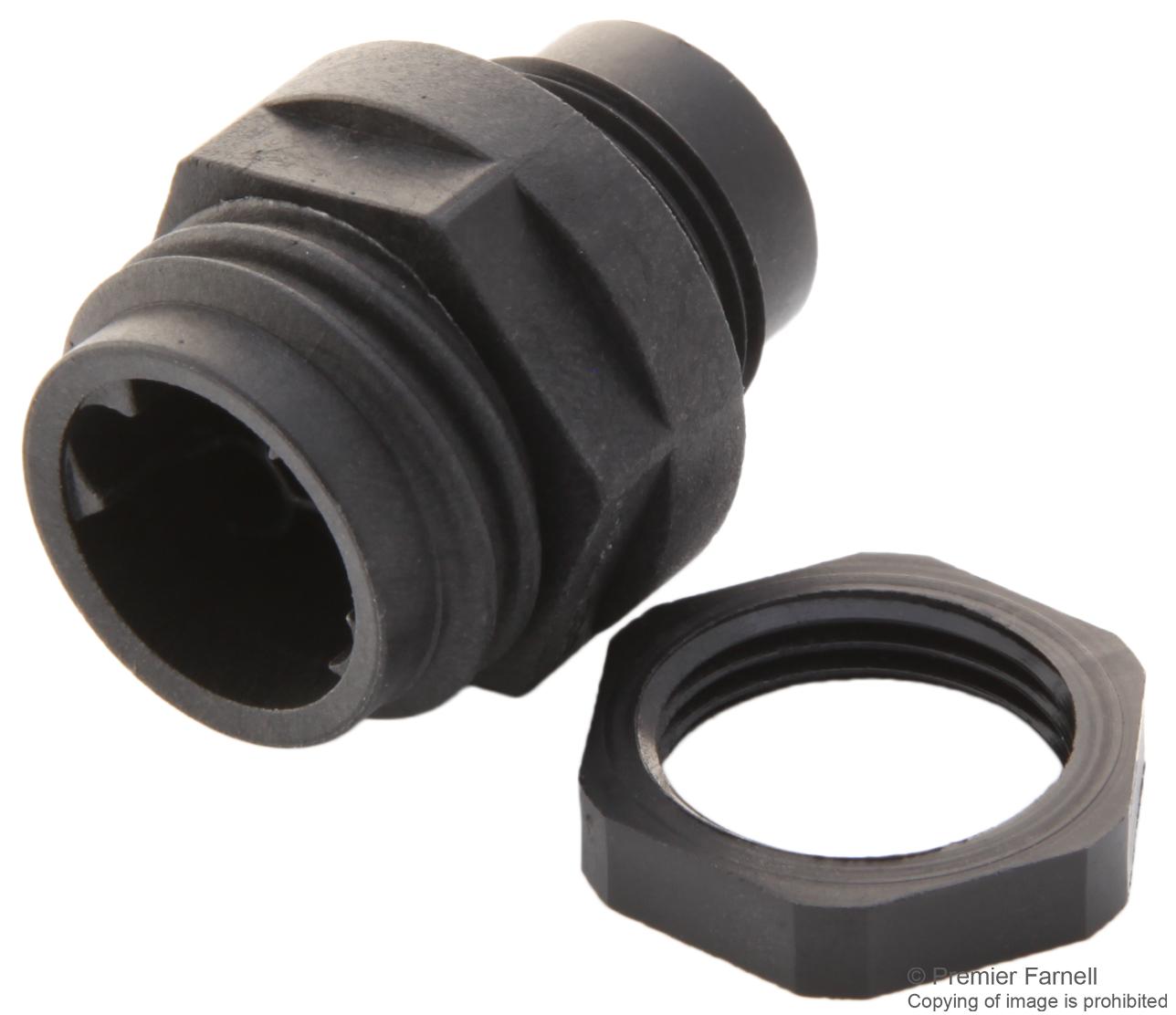 C016 10P003 806 12 PLUG, PANEL, ECOMATE HV, 3+PE AMPHENOL SINE/TUCHEL