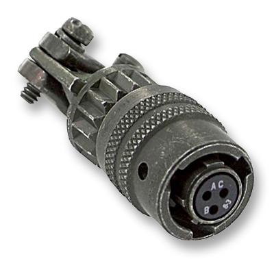 MS3116F8-3S PLUG, FREE, SIZE 8, 3WAY, SKT AMPHENOL SINE/TUCHEL