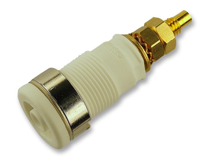 972354107 SOCKET, 4MM, SAFETY, WHITE, MVL S HIRSCHMANN TEST AND MEASUREMENT