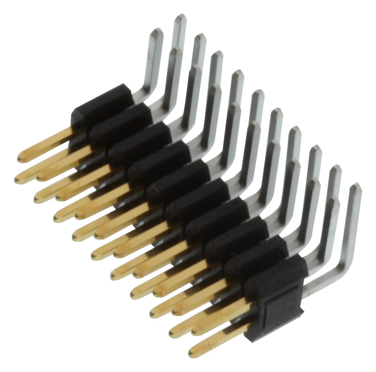 20021112-00020T4LF HEADER, R/A, 1.27MM, THT, 20WAY AMPHENOL ICC